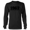 Groove Phi Groove 1962 Embroidered Black on Black Long Sleeve T-Shirt