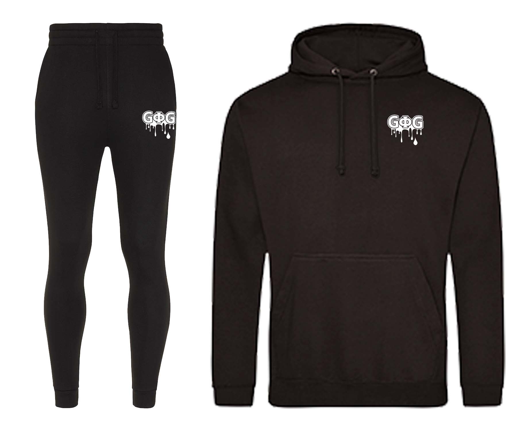 Groove Phi Groove Drip Embroidered Sweatsuit