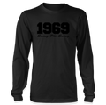 Swing Phi Swing 1969 Embroidered Black on Black Long Sleeve T-Shirt