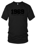 Swing Phi Swing 1969 Embroidered Black on Black T-Shirt