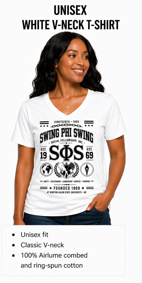Swing Phi Swing Juneteenth T-Shirt 26